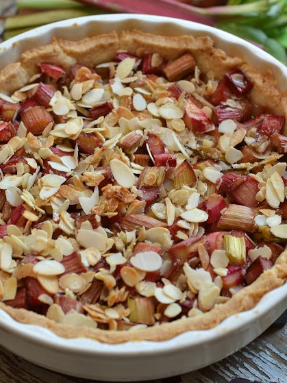 tarta z rabarbarem 