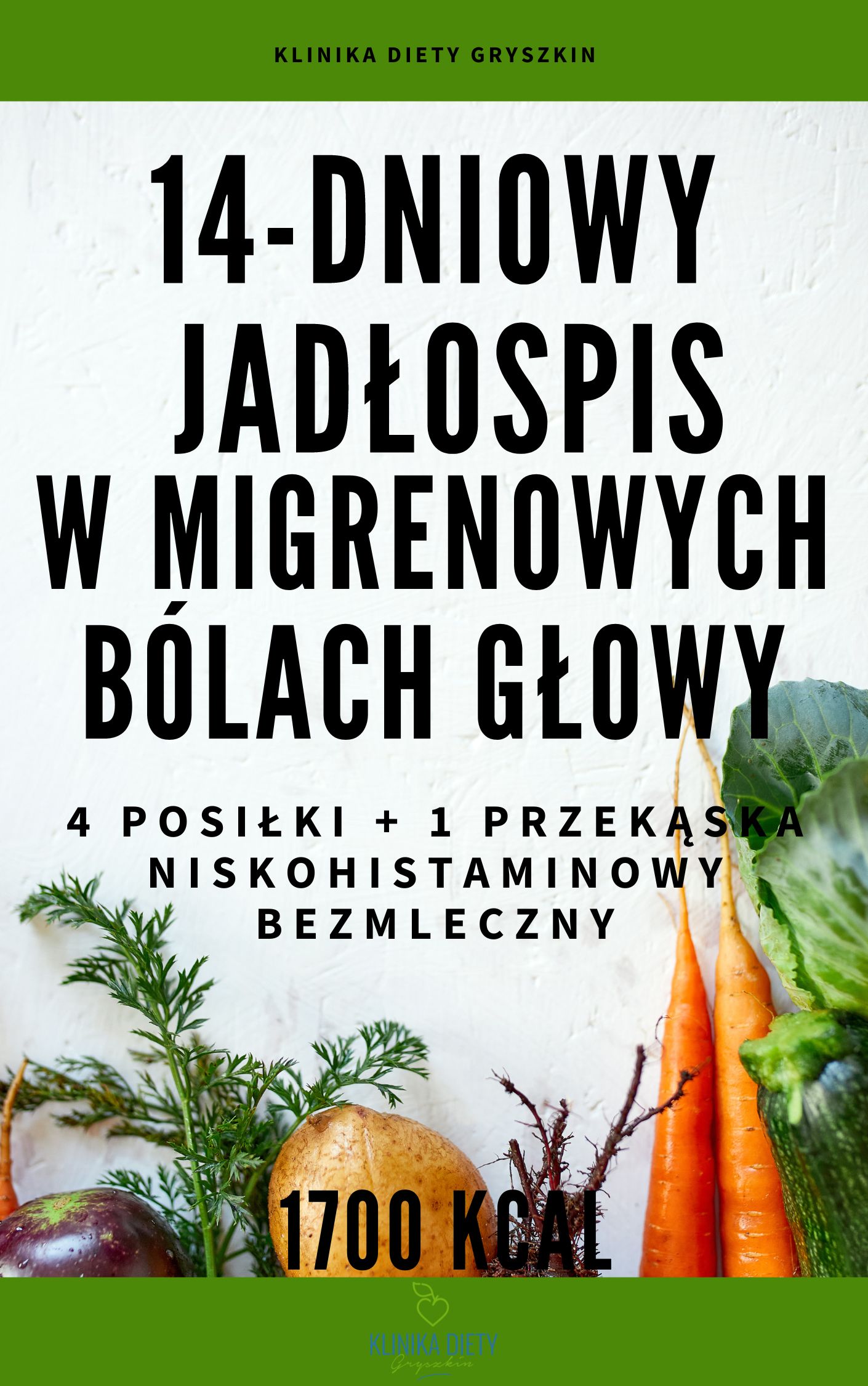 Gotowy 14-dniowy jadłospis w migrenowych bólach głowy - 1700 kcal