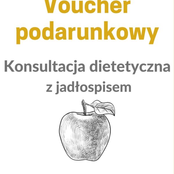 Konsultacja dietetyczna wraz z jadłospisem